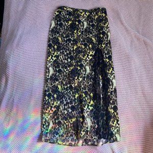 urban outfitters midi skirt with slit nwt